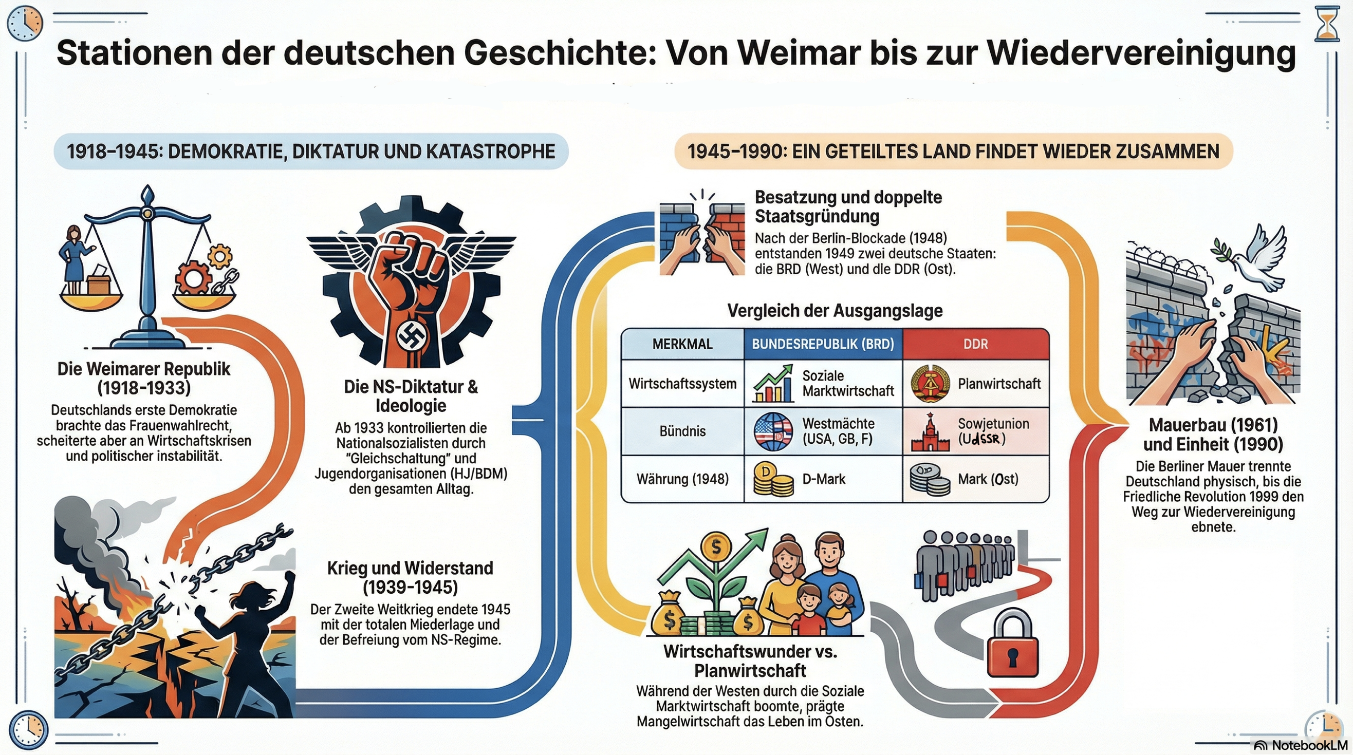 Infografik für Kapitel 5 (1950 bis 1961)